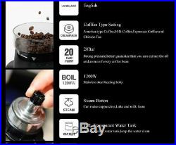 Professional Automatic Coffee Machine Americano With Bean Grinder And Milk Steam