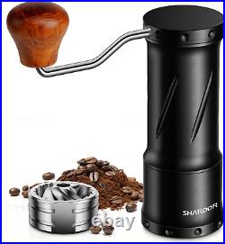 Professional Manual Coffee Bean Grinder with 420 High-Strength Stainless Steel C