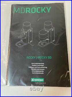 Rancilio HSD-ROC-SS Rocky Espresso Coffee Grinder with Doser Chamber