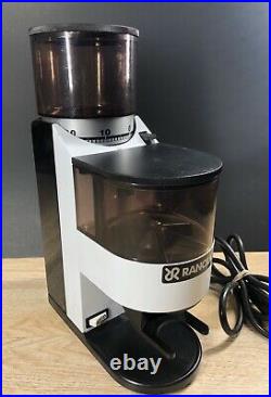 Rancilio Rocky Espresso Coffee Grinder with Doser Chamber White. Tested Works