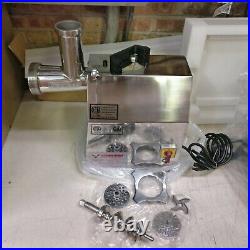 RefurbAmerican Eagle AE-G22N 1.5HP #22 Commercial Stainless Steel Meat Grinder