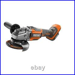 Ridgid Angle Grinder Tool Only Octane Ergonomic Cordless Brushless 18V 4-1/2 in