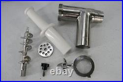 SEE NOTES LEM 1779 Big Bite Stainless Easy To Assemble Efficient Meat Grinder #8
