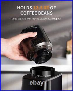 SHARDOR Conical Burr Coffee Grinder Electric for Espresso with Precision Electr