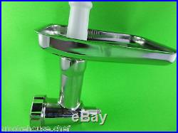 STAINLESS STEEL Meat Grinder for Kitchenaid Mixer by Smokehouse Chef