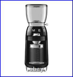 Smeg Retro Style Coffee Grinder Black Electric CGF01