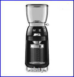 Smeg Retro Style Coffee Grinder Black Electric CGF01