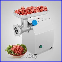 Stainless Commercial Meat Grinder 850W Mincer Heavy Duty with2 Blades Plates