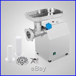 Stainless Commercial Meat Grinder 850W Mincer Heavy Duty with2 Blades Plates