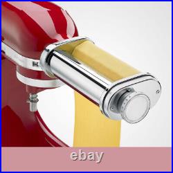 Stainless Pasta Roller Cutter Meat Grinder Attachment For Kitchenaid Stand Mixer