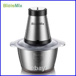 Stainless Steel 2L Electric Food Chopper Grinder Mixer Slicer 500W Biolomix 500W