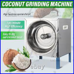 Stainless Steel Coconut Meat Crusher Nut Meat Grinding Machine Automatic Grinder