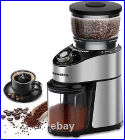 Stainless Steel Conical Burr Coffee Grinder Automatic Electric Burr Mill Coffee