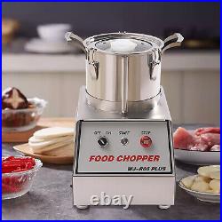 Stainless Steel Electric Commercial Food Processor Chopper Grinder 5L 550W