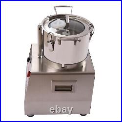 Stainless Steel Electric Commercial Food Processor Chopper Grinder 5L 550W