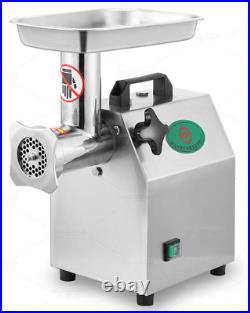Stainless Steel Electric Tabletop Commercial Meat Grinder #8 A 1/2hp