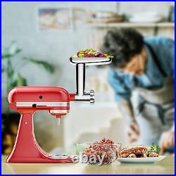 Stainless Steel Food Grinder Attachment Fit Kitchenaid Stand Mixers Including Sa