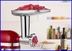 Stainless Steel Food Grinder Attachment fit KitchenAid Stand Mixers Including Sa