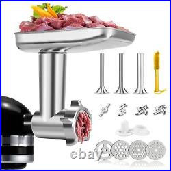 Stainless Steel Meat Grinder Attachment for KitchenAid, Stainless Steel Meat