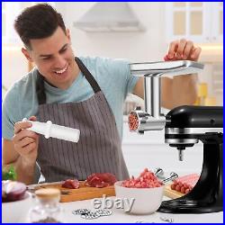 Stainless Steel Meat Grinder Attachment for KitchenAid, Stainless Steel Meat