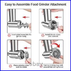 Stainless Steel Meat Grinder Attachment for KitchenAid Stand Mixer, Meat Grinder