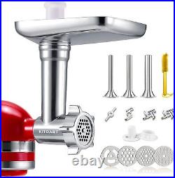 Stainless Steel Meat Grinder Attachments for KitchenAid Mixers, Meat Grinder