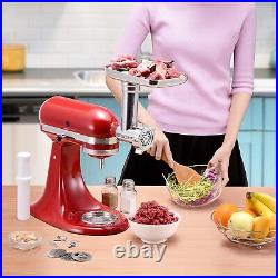 Stainless Steel Meat Grinder Attachments for KitchenAid Mixers, Meat Grinder