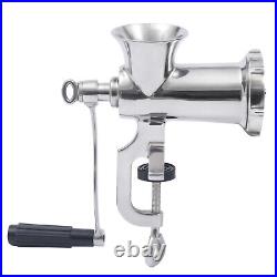 Stainless Steel Meat Grinder Mincer Manual Sausage Maker Machine Heavy Duty