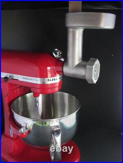 Stainless Steel Meat Grinder attachment for Kitchen a'id. Heavy duty Culinary