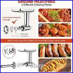 Stainless Steel Meat Grinder for Kitchenaid Mixer, Meat Grinder, Sausage Stuffer