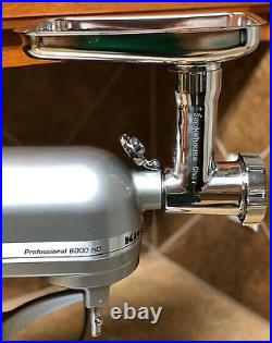 Stainless Steel Meat Grinder for Kitchenaid Mixers by Smokehouse Chef