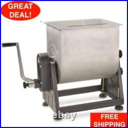 Stainless Steel Meat Mixer 7 Gallon Tilt Heavy Duty Polished Stainless Steel New