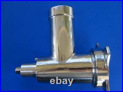 Stainless steel meat grinder for Hobart, Univex, mixer motors. Size #12 a200