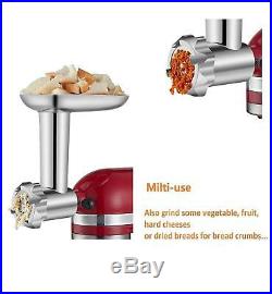 Sturdy Metal Food Meat Grinder Attachment for All Model Kitchen Aid Stand Mixer