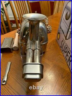 Super Angel Juice Extractor Full Stainless Steel Construction Slow Juicer