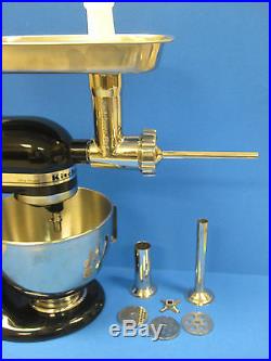 The ORIGINAL Stainless Steel meat grinder for Kitchenaid mixer + sausage maker