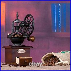 The original aroma of coffee stands out Coffee Grinder Wooden antique style