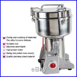 US Stock Automatic continuous Hammer Mill Herb Grinder, pulverizer machine 110V