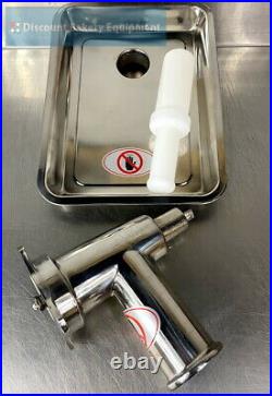 Uniworld #12 Stainless Steel Grinder Attachment for Hobart Mixers #SS812HCPL