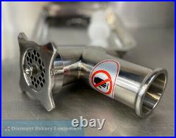 Uniworld #12 Stainless Steel Grinder Attachment for Hobart Mixers #SS812HCPL