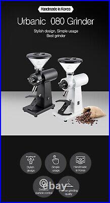 Urbanic 080 Coffee Grinder 100steps Flat Stainless Steel Burr 60mm White (KOREA)