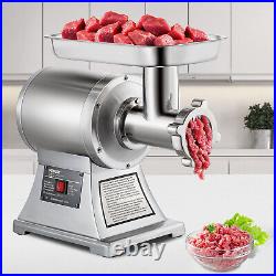VEVOR 1.5HP Commercial Electric Meat Grinder 1100W 550lbs/h Stainless Steel