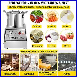 VEVOR 10L Commercial Food Processor Electric Vegetable Chopper Grinder 1100W