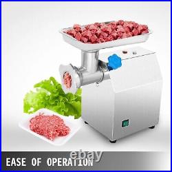 VEVOR 1100W Electric Meat Grinder 250Kg/H Commercial Stainless Steel Mincer