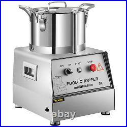 VEVOR 5L Food Processor Commercial Grade Food Meat Grinder Blender 5.3QT 550W