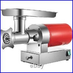 VEVOR 660lbs/h 1.5HP Commercial Electric Meat Grinder Sausage Stuff Meat Mincer