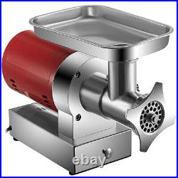 VEVOR 660lbs/h 1.5HP Commercial Electric Meat Grinder Sausage Stuff Meat Mincer