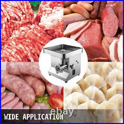 VEVOR Commercial 1HP Electric Meat Grinder 250KG/H Stainless Steel Sausage Maker