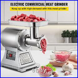 VEVOR Commercial Electric Meat Grinder 550lbs/h 1.5HP Sausage Maker Meat Mincer