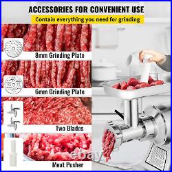 VEVOR Electric Meat Grinder Commercial 331lbs/h 1100W Sausage Stuffer Filler